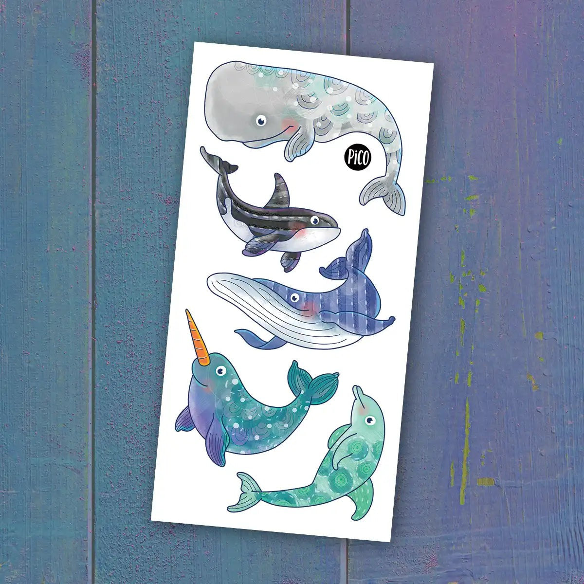 Tatouage -  Les douces baleines