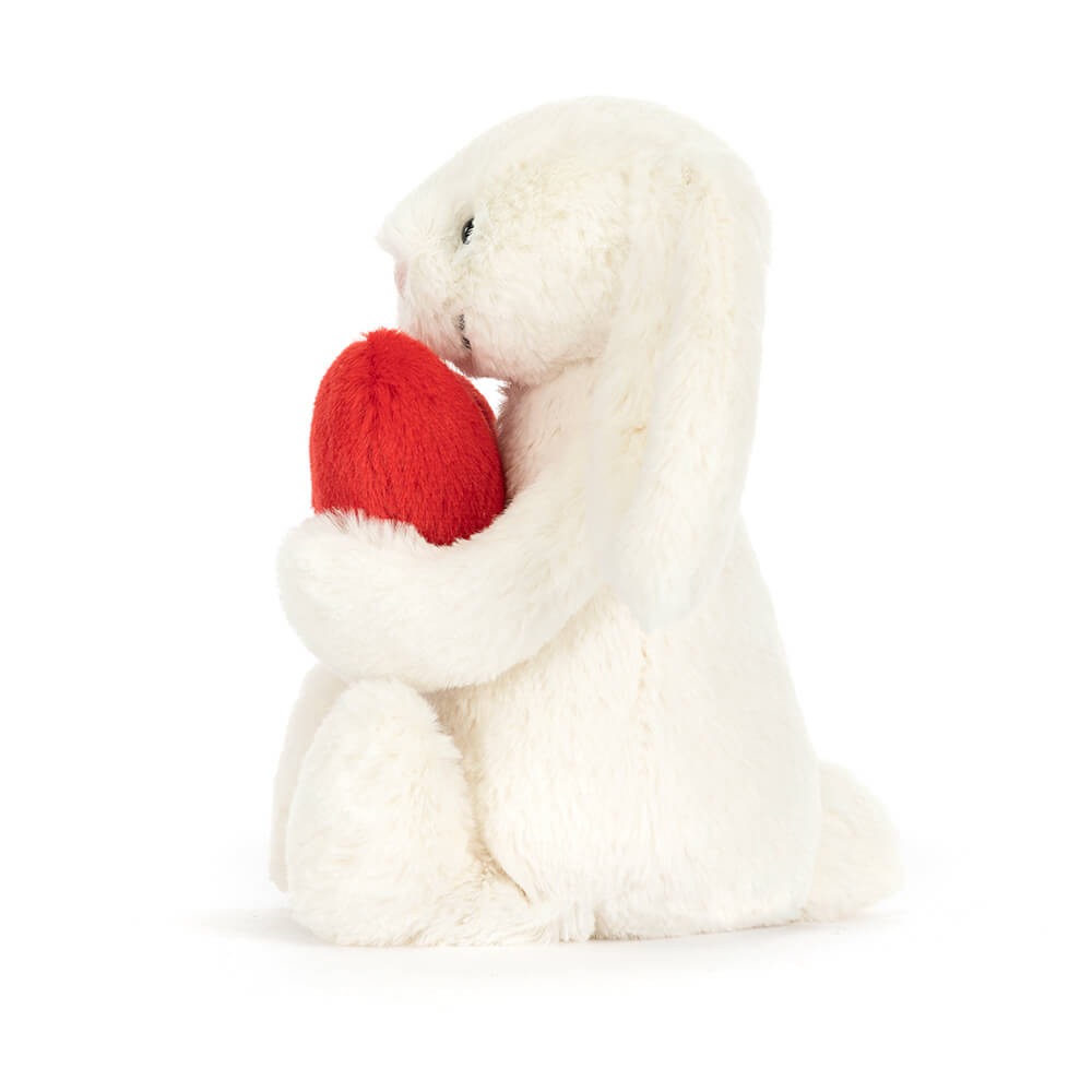Peluche - Bashful Red Love Heart Bunny