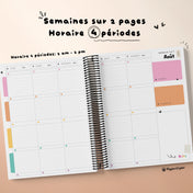 Planificateur pour enseignant 2026-2027 ( 4 périodes 2 Am- 2 Pm)