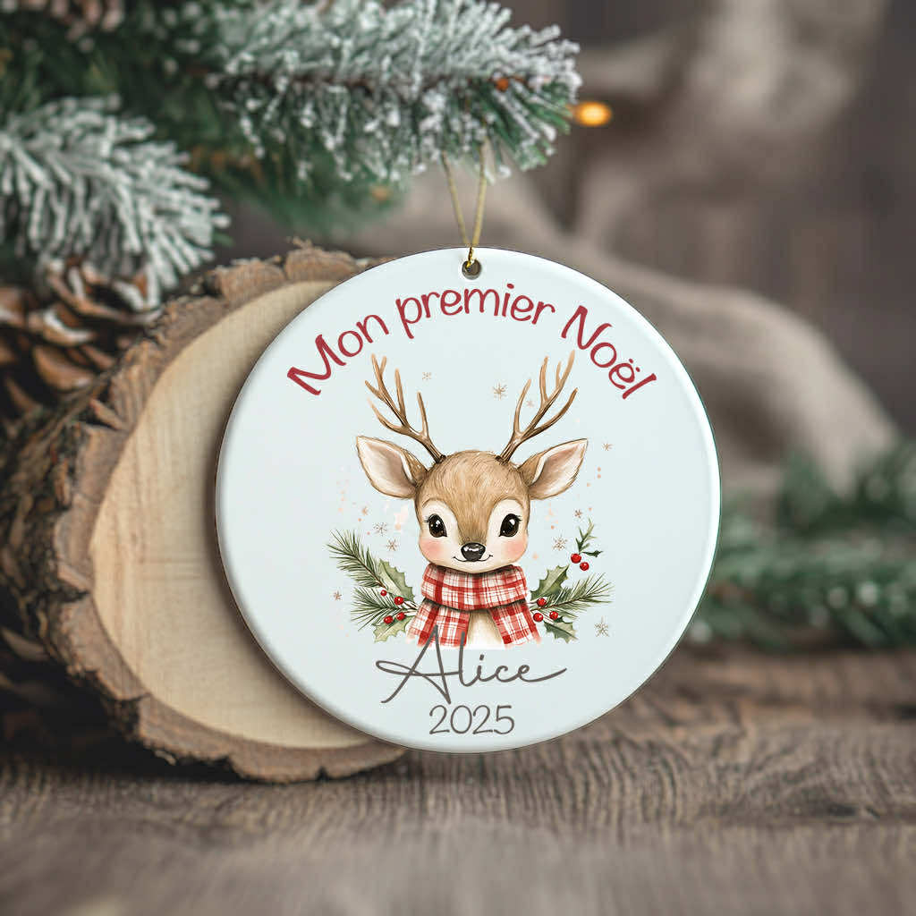 Ornement/Boule de Noël à personnaliser