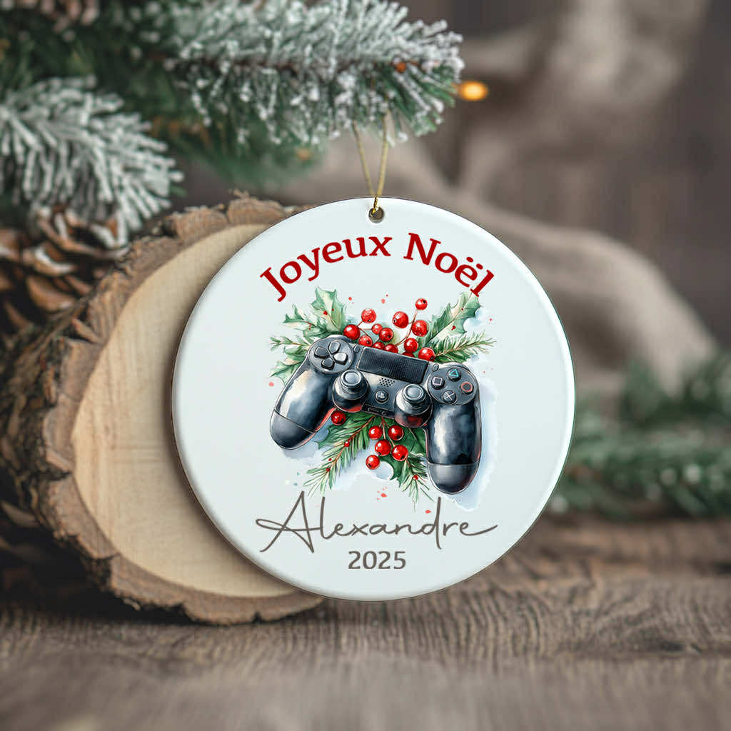 Ornement/Boule de Noël à personnaliser