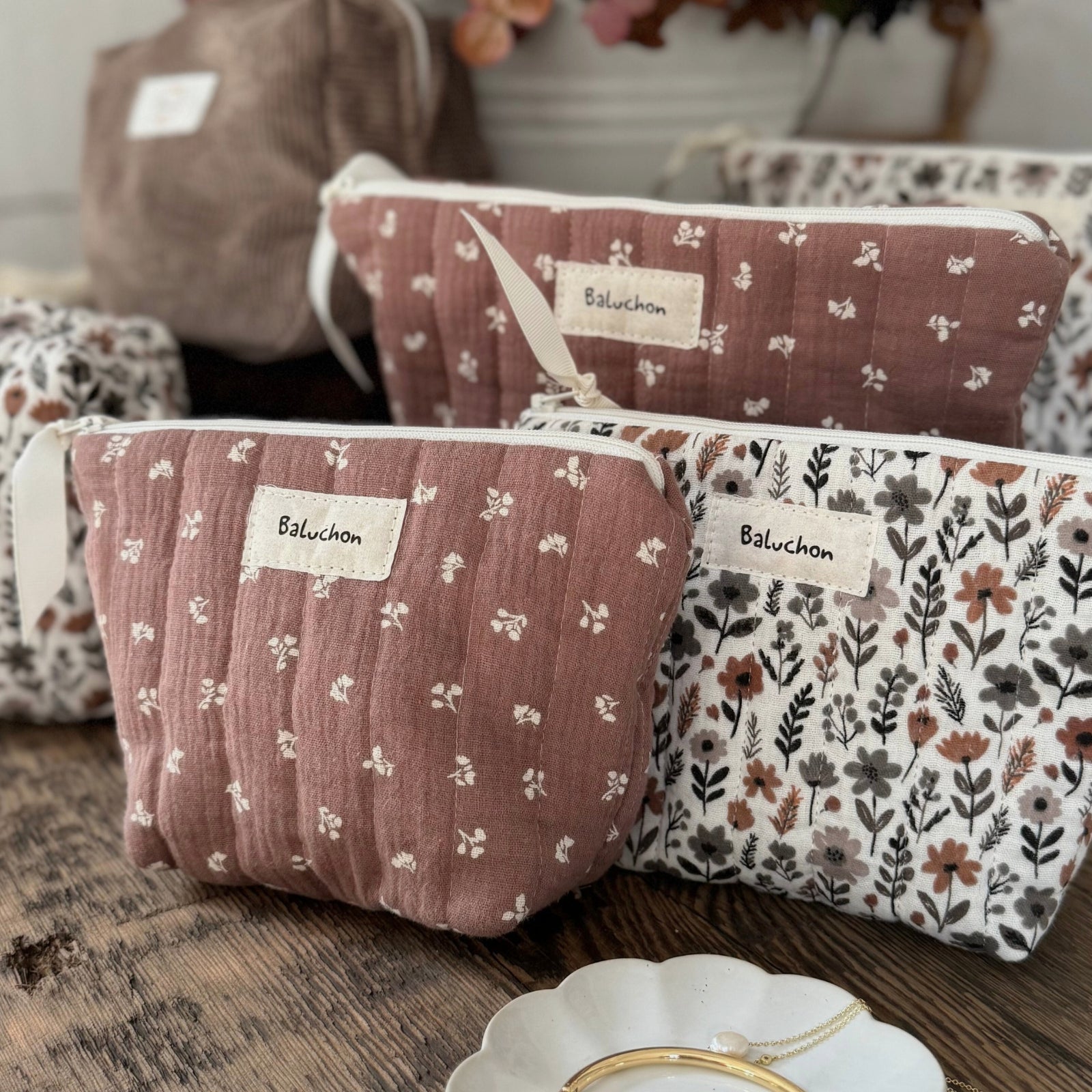 Sac à cosmétique format petit matelassé