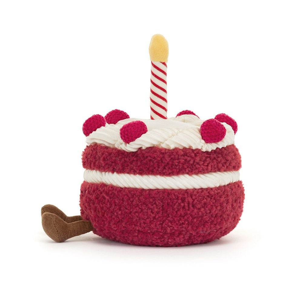 Peluche - Amuseables Gâteau aux cerises