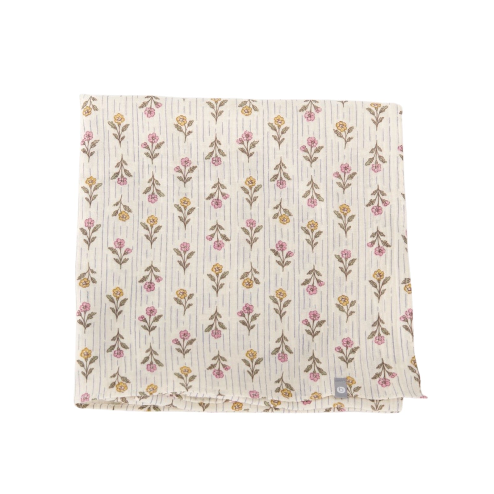 Couverture mousseline de coton - Fleurs