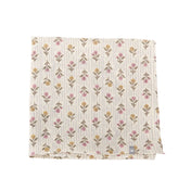 Couverture mousseline de coton - Fleurs