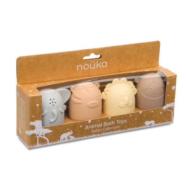 Jouets de bain silicone - Animaux safari