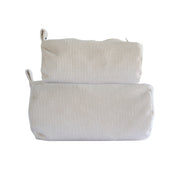 Sac à cosmétique cylindrique format petit - Beige