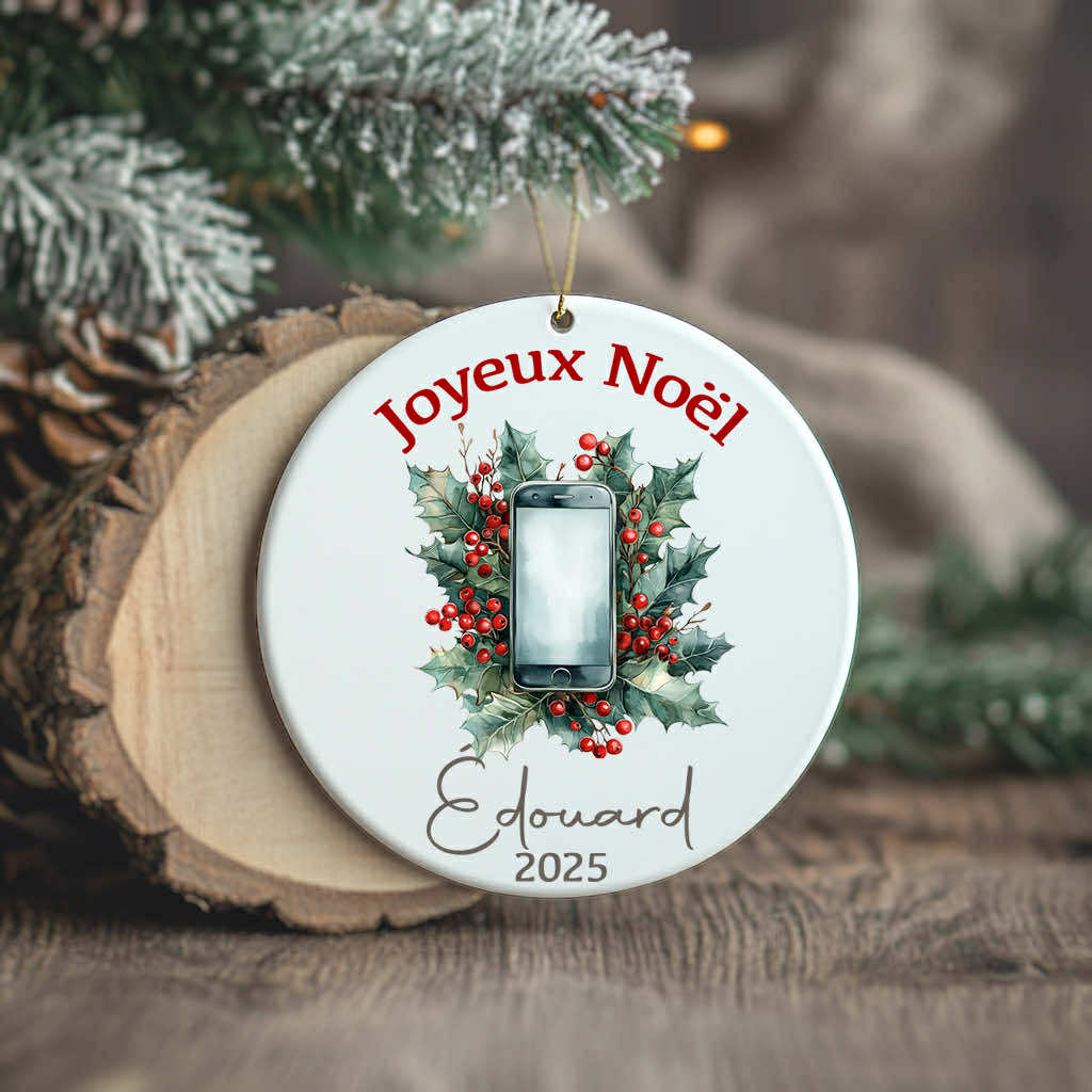 Ornement/Boule de Noël à personnaliser