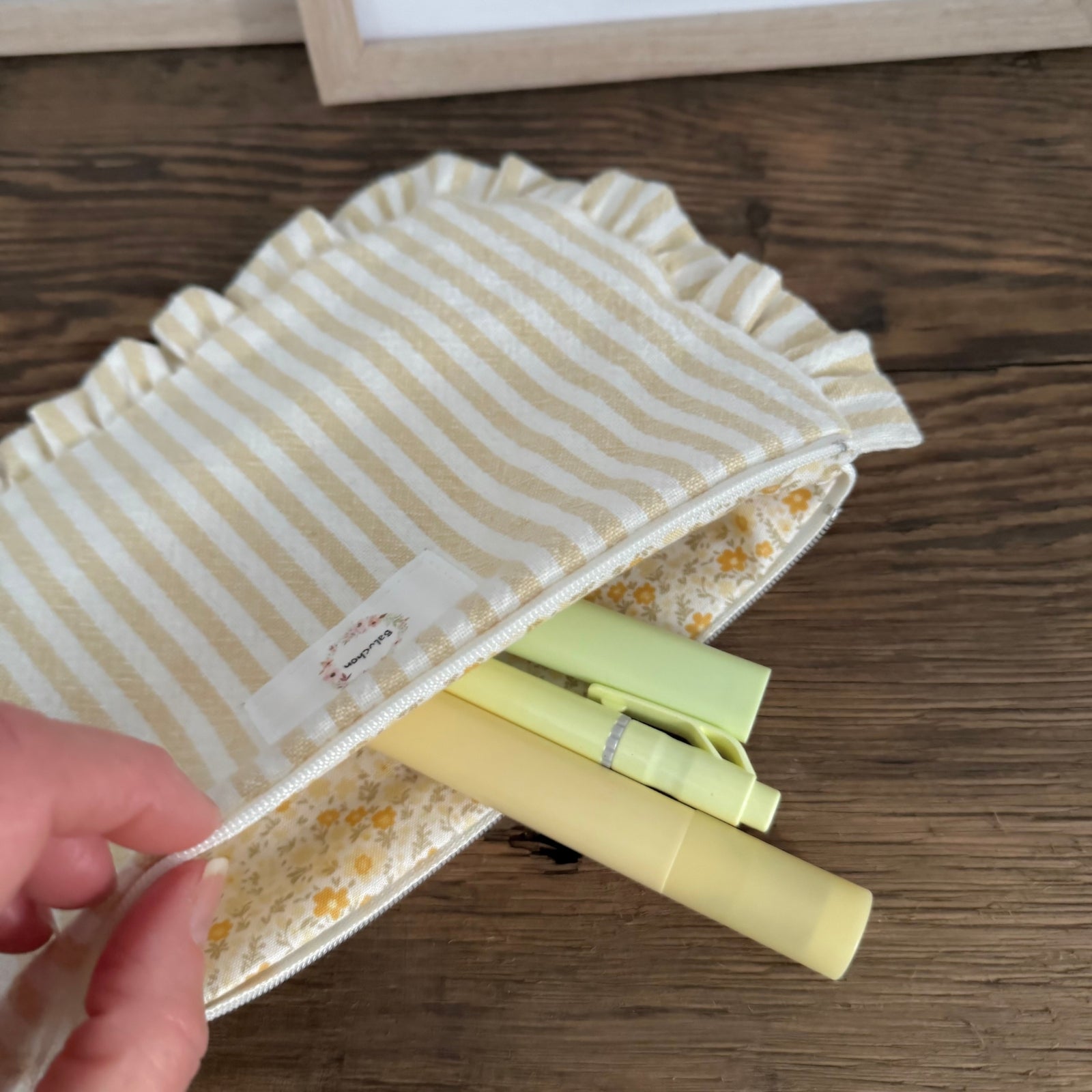 Sac à cosmétique à froufrou – Petit