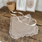 Sac cabas à froufrou - Taupe
