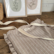 Sac cabas à froufrou - Taupe