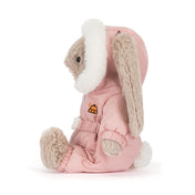 Peluche - Lapin timide « Combinaison de neige » RÉSERVATION