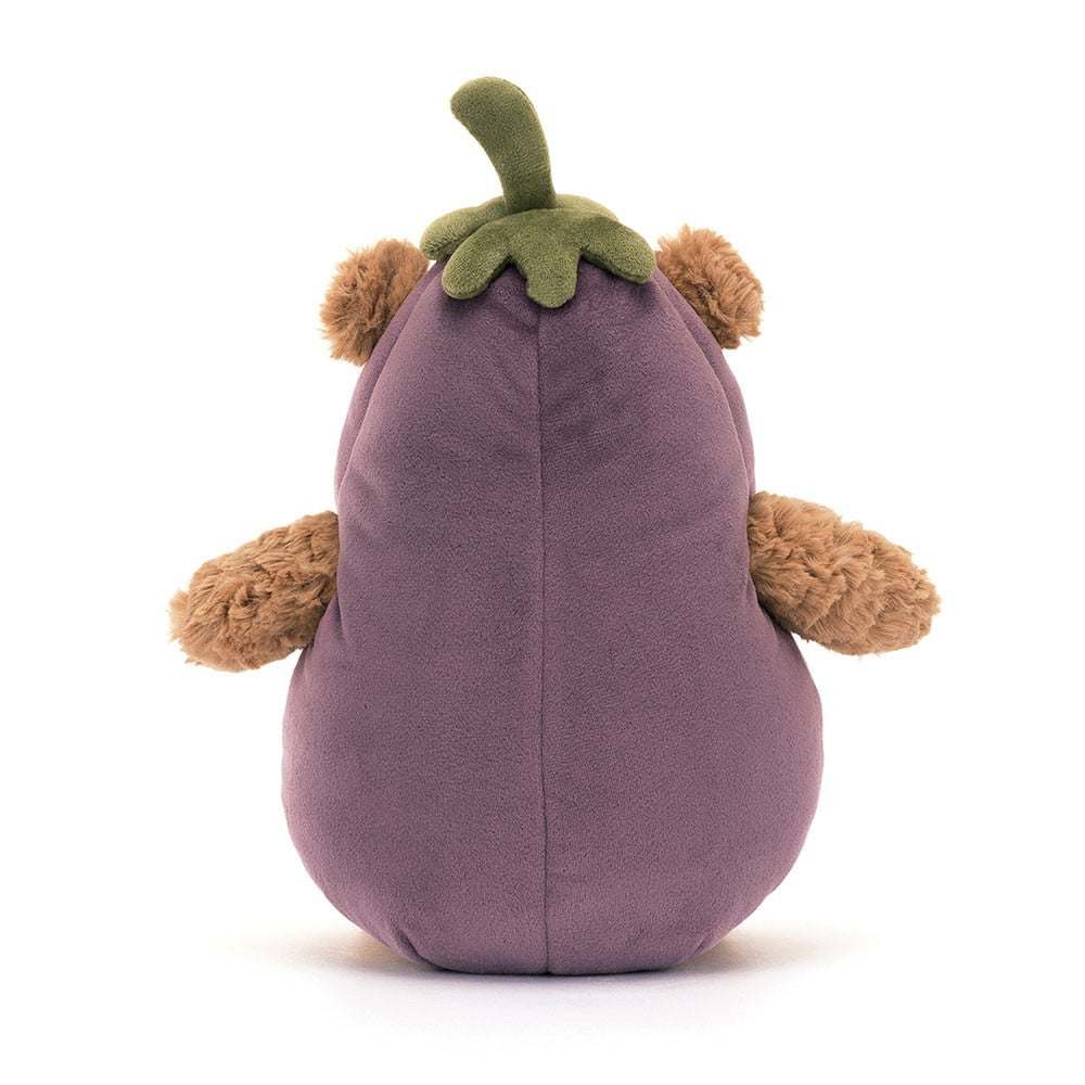 Peluche - Ours Bathholomew l'aubergine