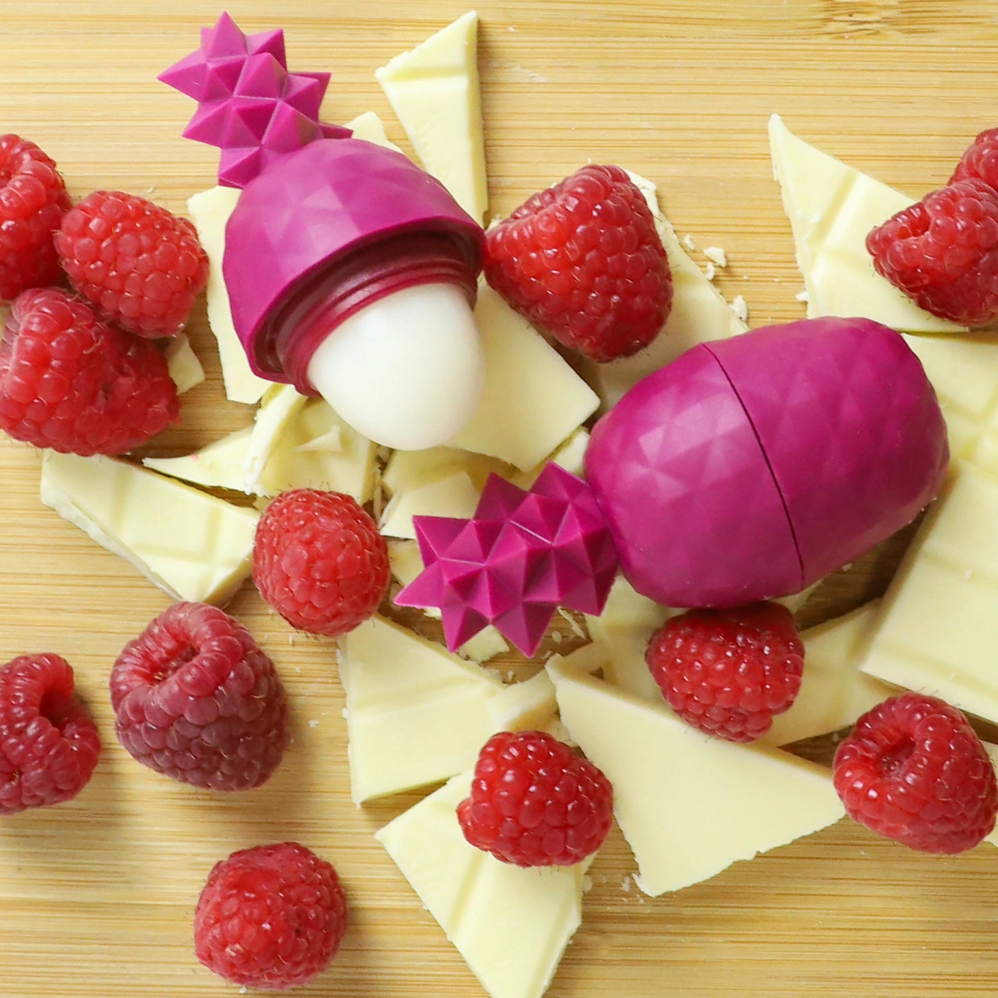 Baume à lèvres - Framboise chocolat blanc