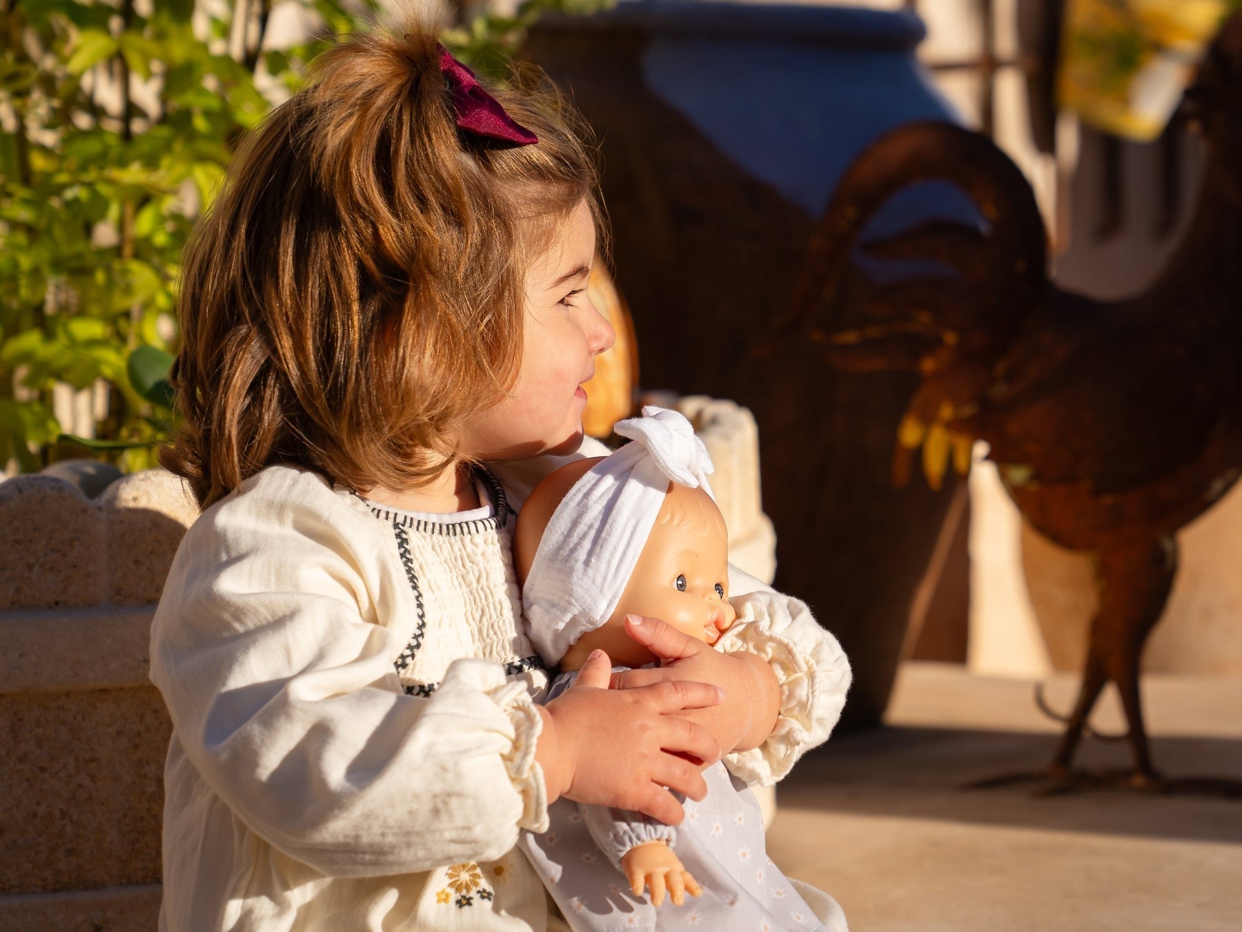 Bébé Gordis - Raky avec blouse fleurie et bandeau - Paola Reina Prix régulier