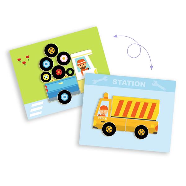Jeu magnétique - Inzebox Vehicles