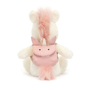 Peluche -  Licorne avec sac à dos