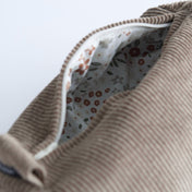 Sac à cosmétique cylindrique format petit - Cacao