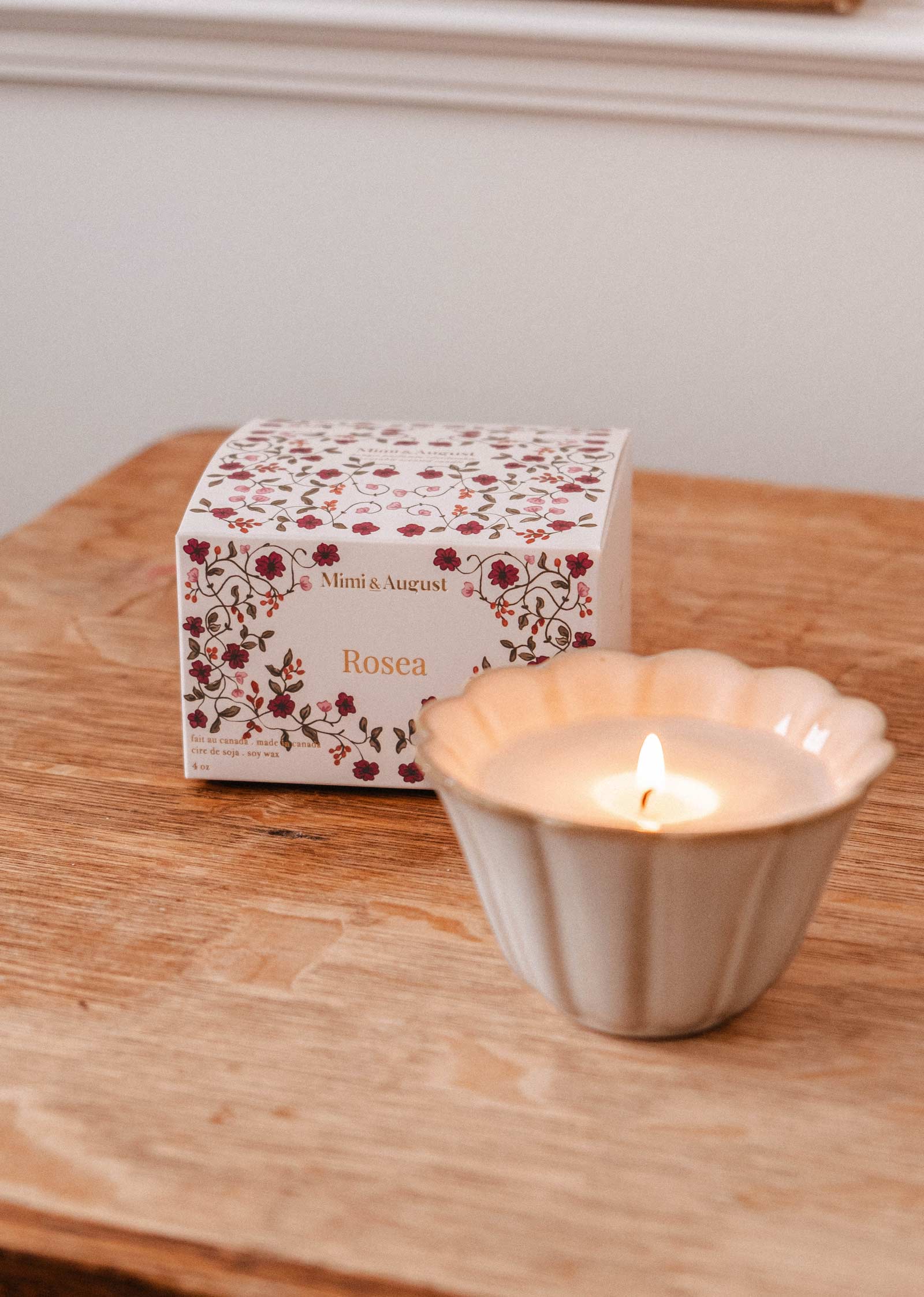 Rosea - Bougie réutilisable