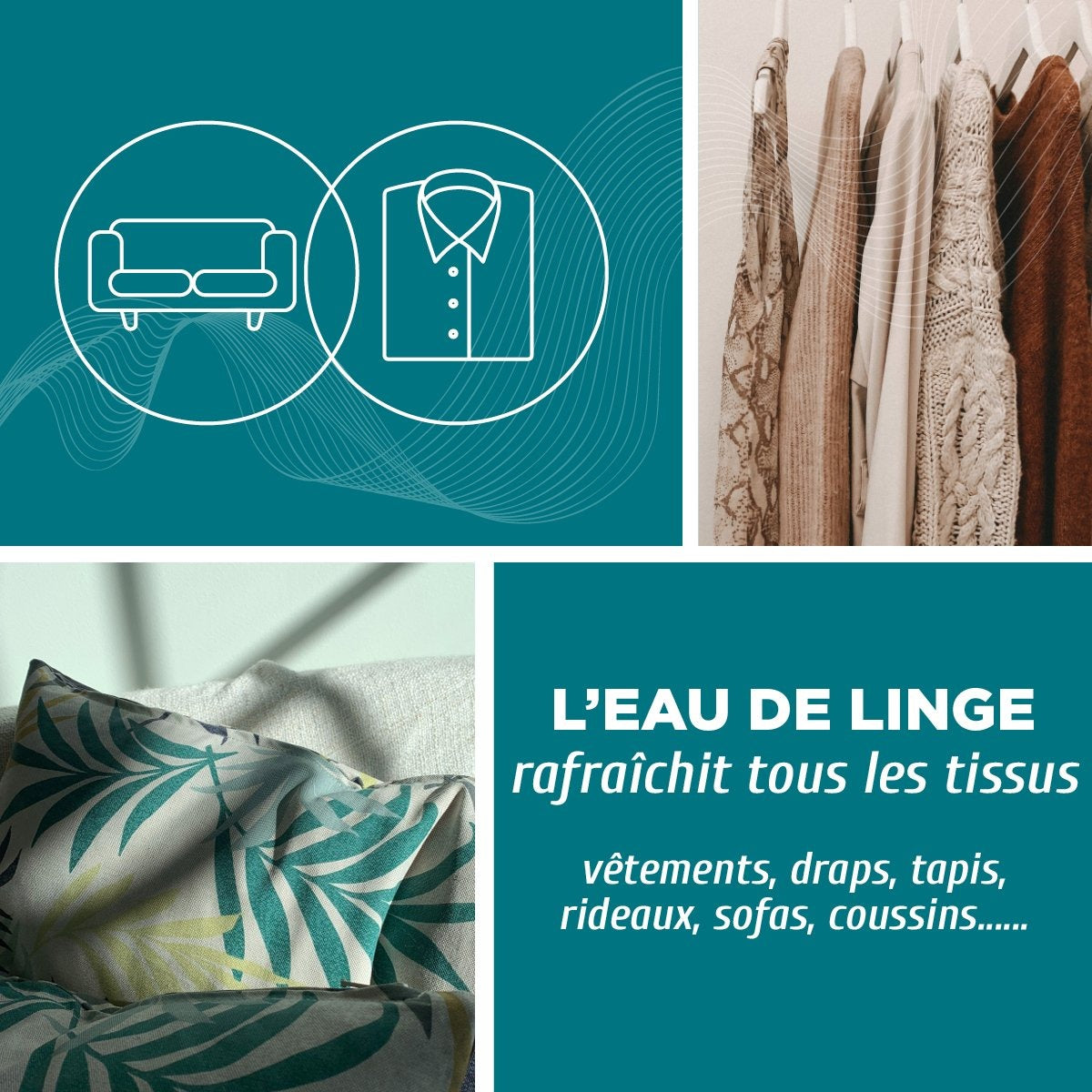 Eau de linge recharge - Brise marine