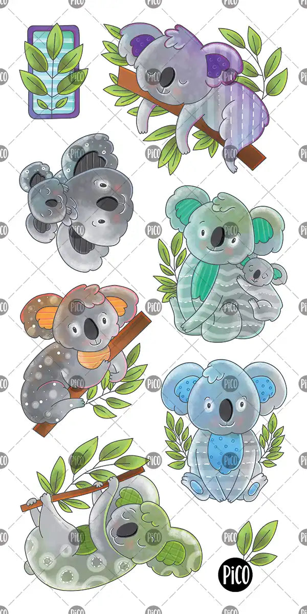 Tatouage -  Les koalas coquins