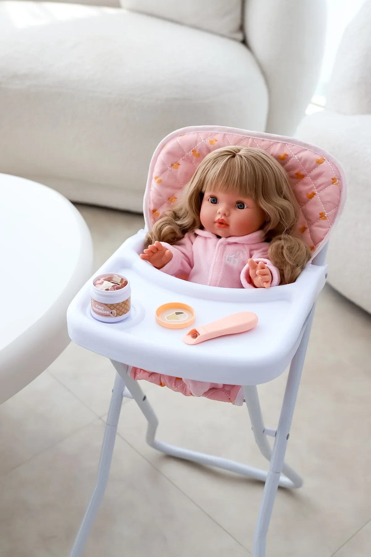 Ensemble Tiny Tummies pour poupée - Crème glacée napolitaine