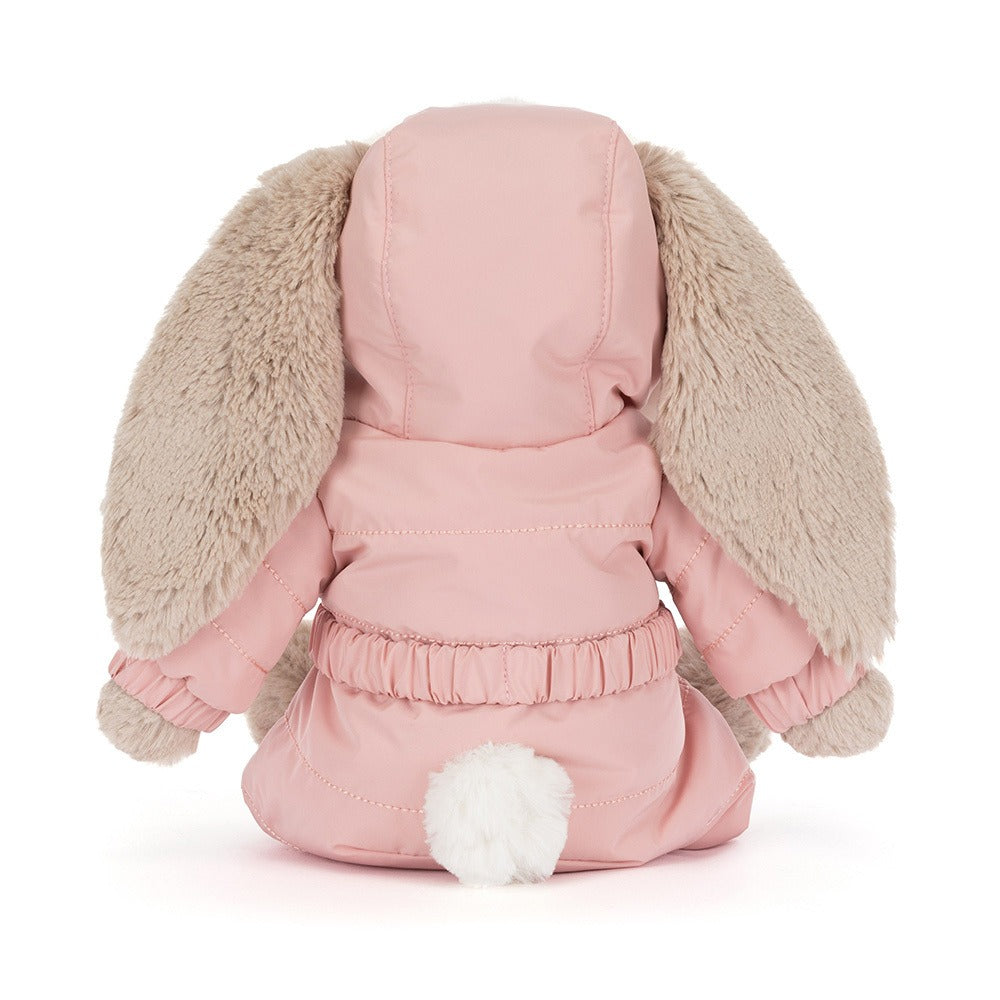 Peluche - Lapin timide « Combinaison de neige » RÉSERVATION