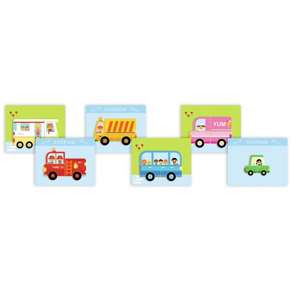 Jeu magnétique - Inzebox Vehicles