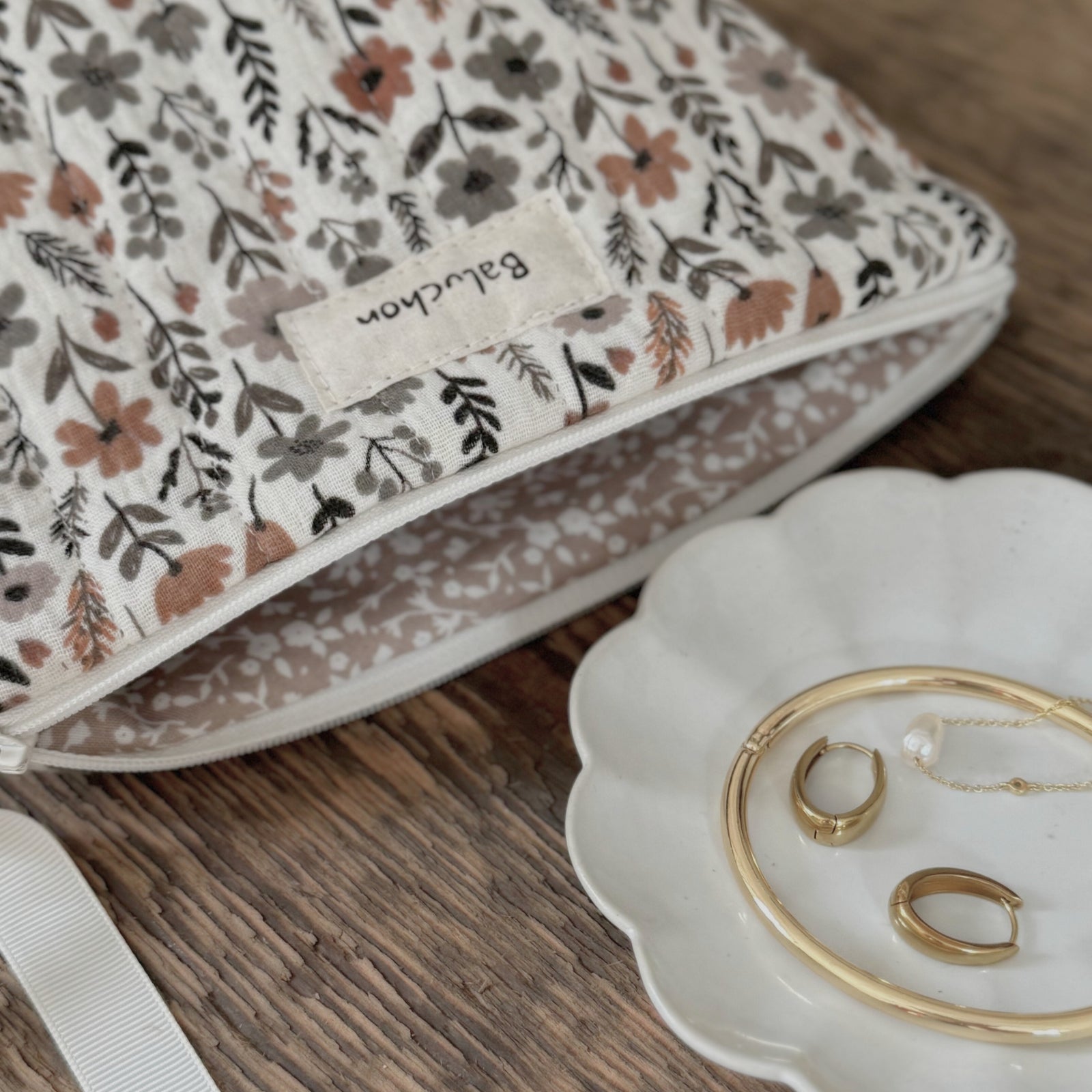 Sac à cosmétique format petit matelassé