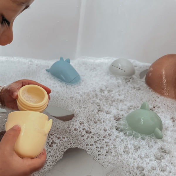 Jouets de bain silicone - Animaux ferme