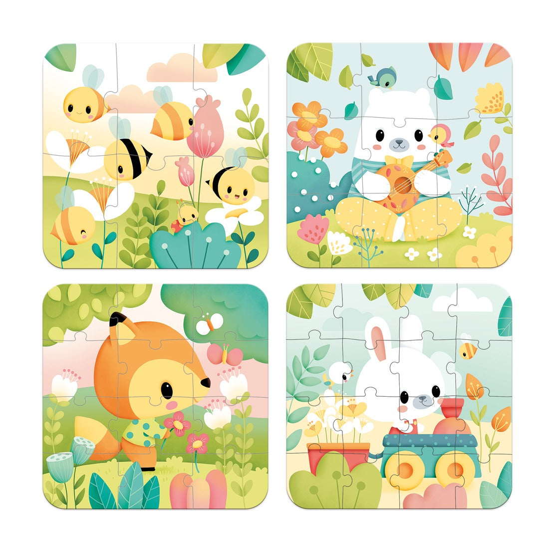 Puzzles Évolutifs Pure - 4 puzzles