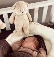 Petit ours sensoriel Moonie - Cappuccino