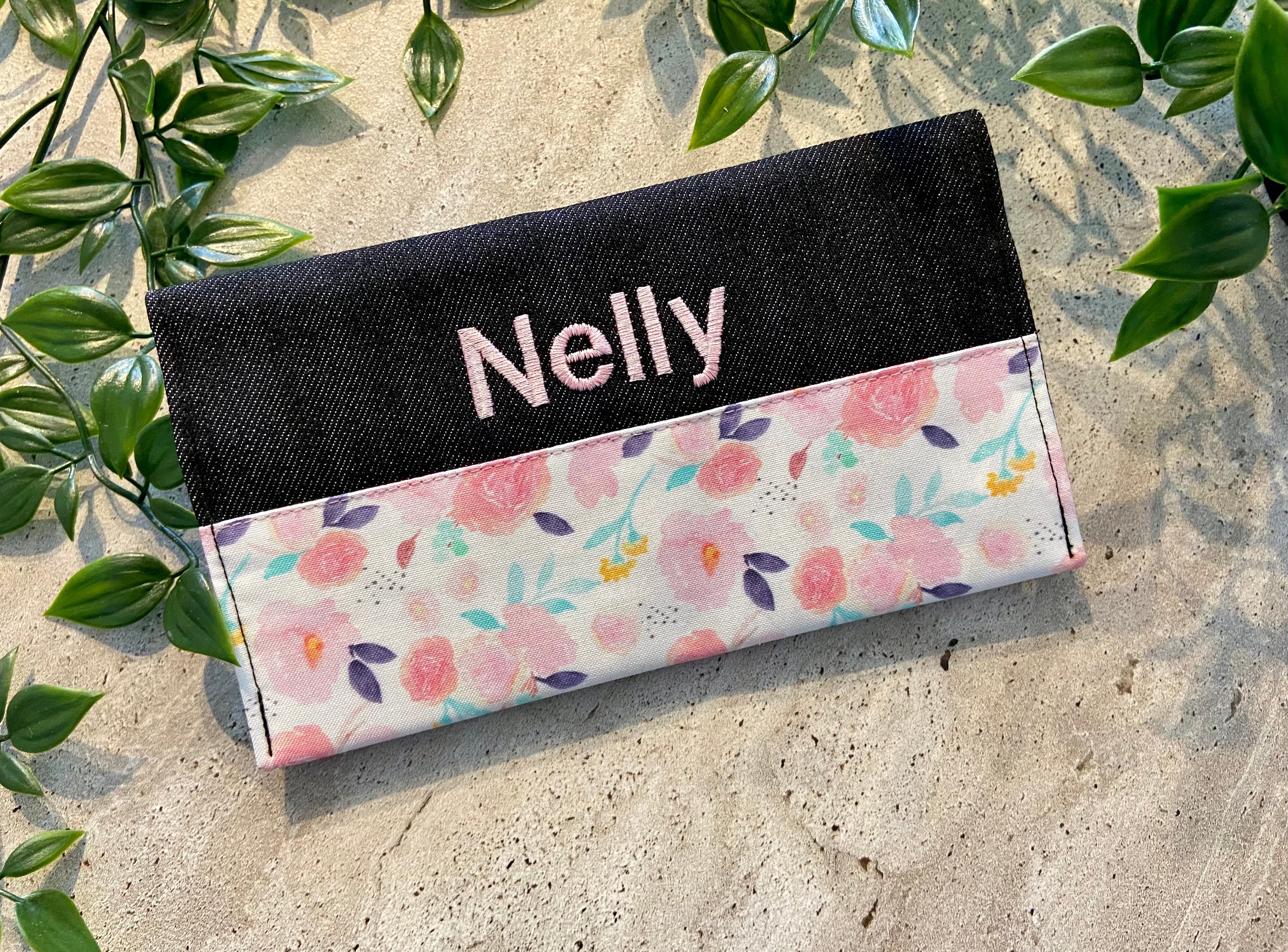 Protège carnet santé personnalisable - Fleur