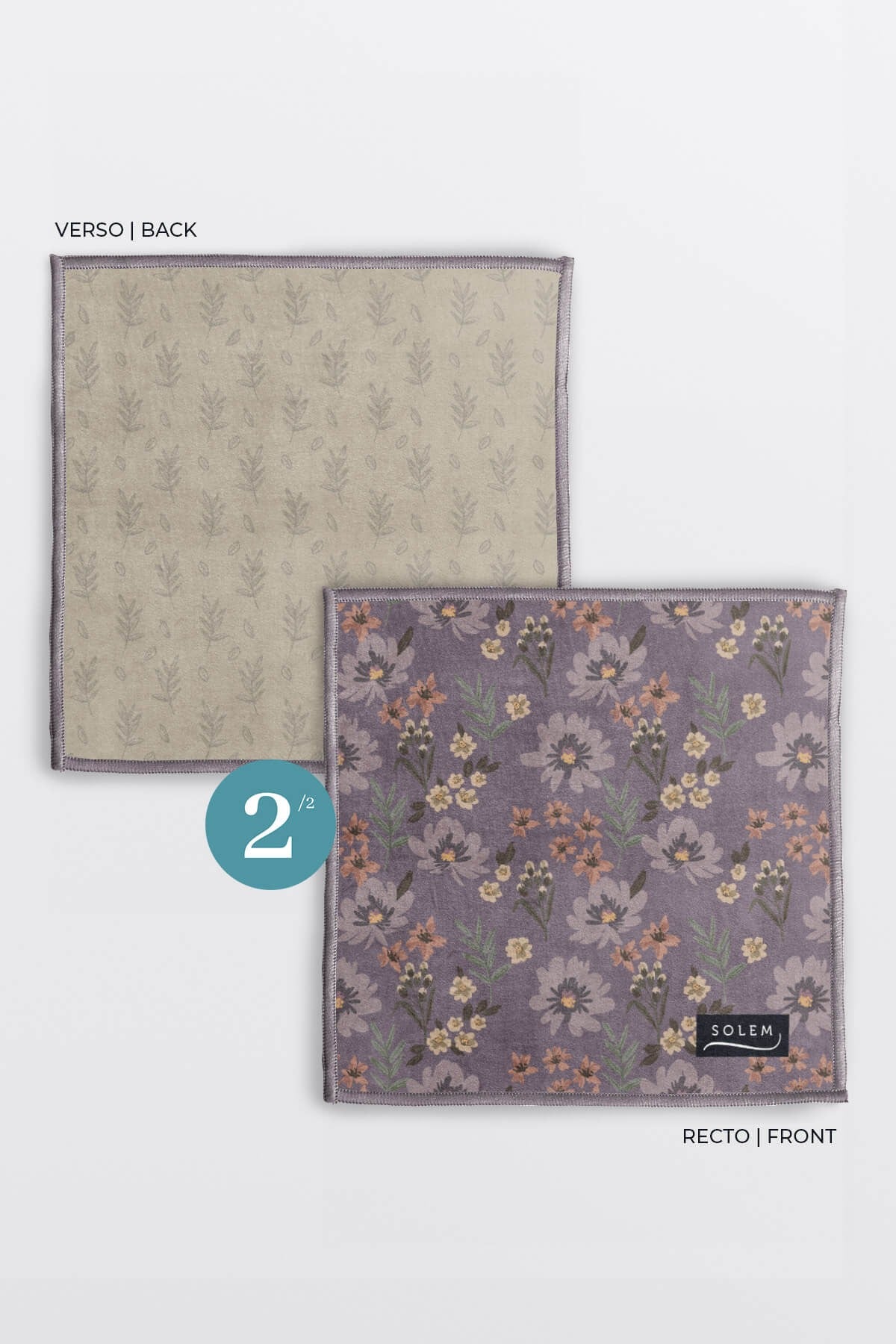 Lingettes à lunettes - Douce Floraison (lot de 2)