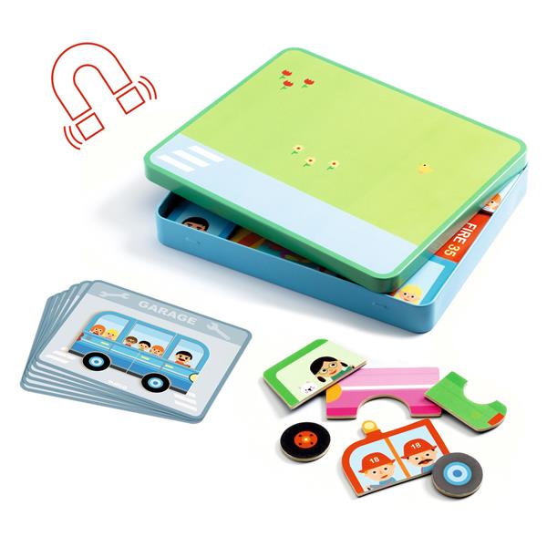 Jeu magnétique - Inzebox Vehicles