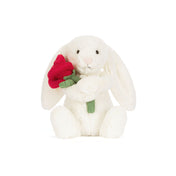 Peluche - Lapin Crème à la Rose