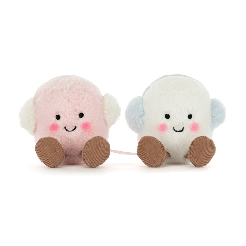 Peluche - Amuseables Guimauves roses et blanches toastie RÉSERVATION