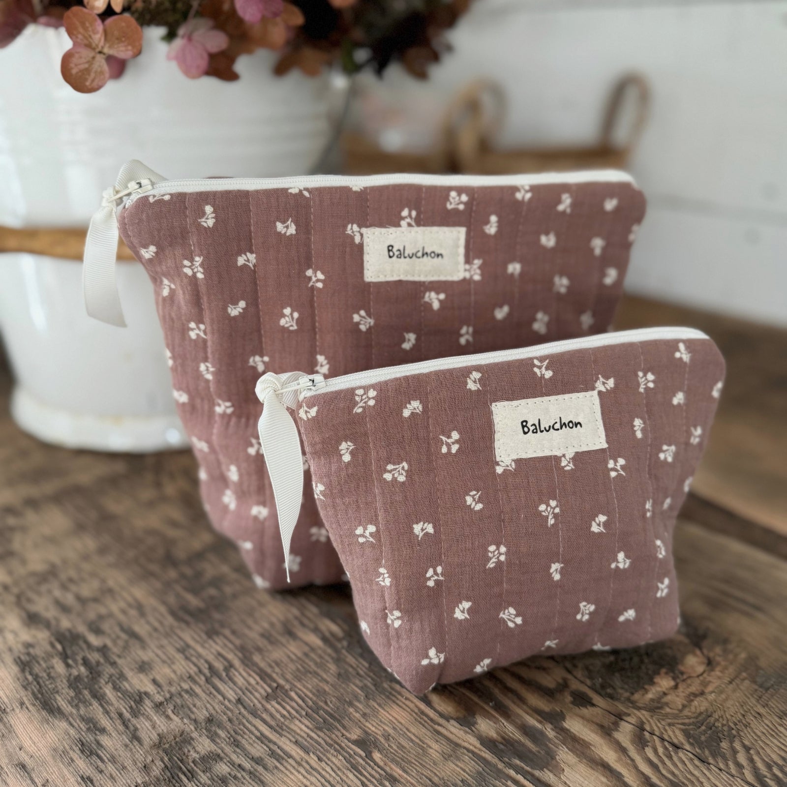 Sac à cosmétique format petit matelassé