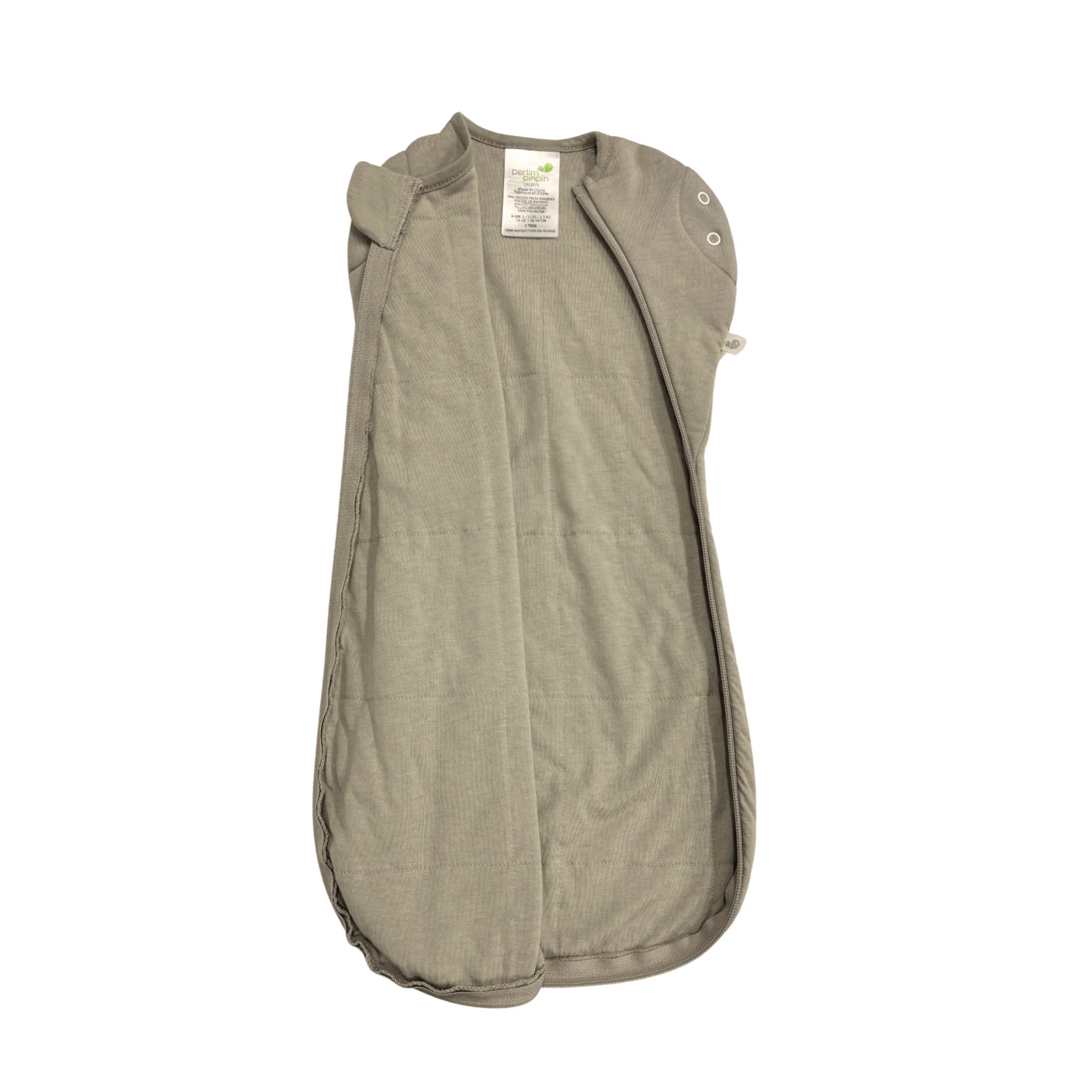 Sac de nuit pour nouveau-né en bambou - Taupe