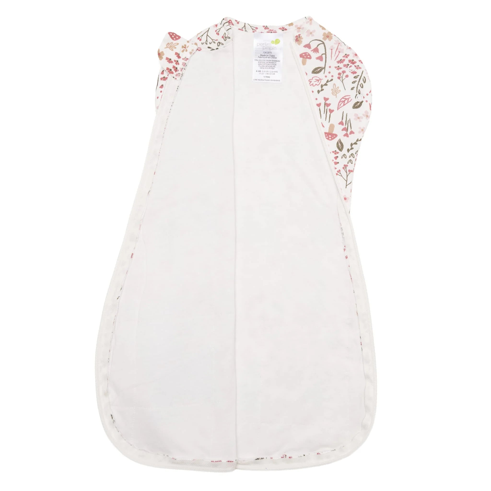 Sac de nuit pour nouveau-né en bambou - Jardin