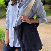 Sac cabas en corduroy