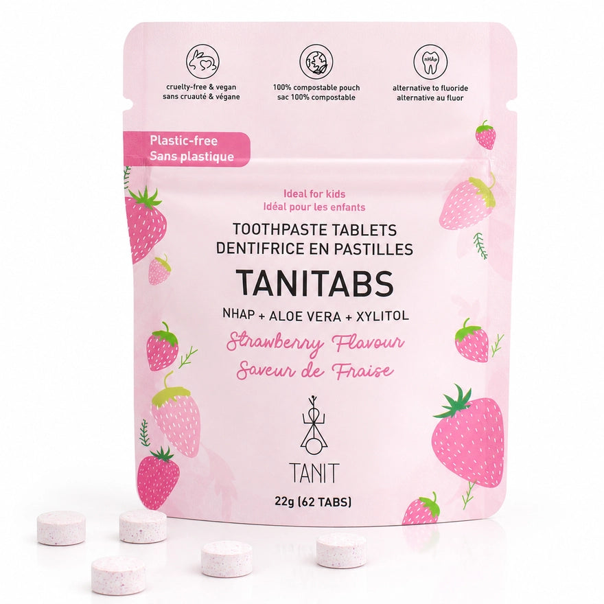 Dentifrice en pastilles - Fraise 62 pastilles
