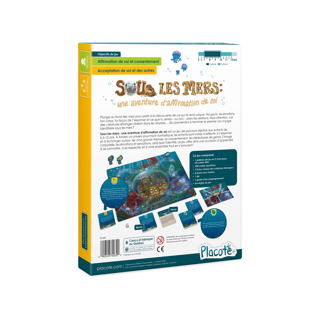Jeu - Sous les mers : une aventure d'affirmation de soi PROMO Prévente - lancement du 17 au 27 octobre