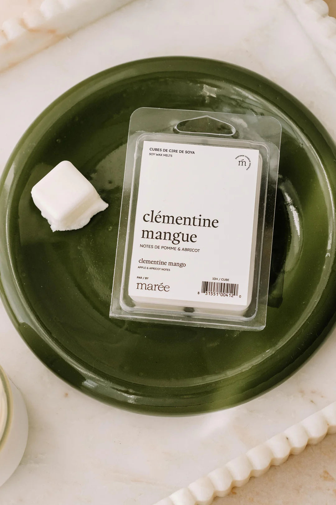 Cubes de cire - Clémentine mangue | Cire de soya