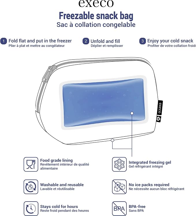 Sac à collation congelable - Noir