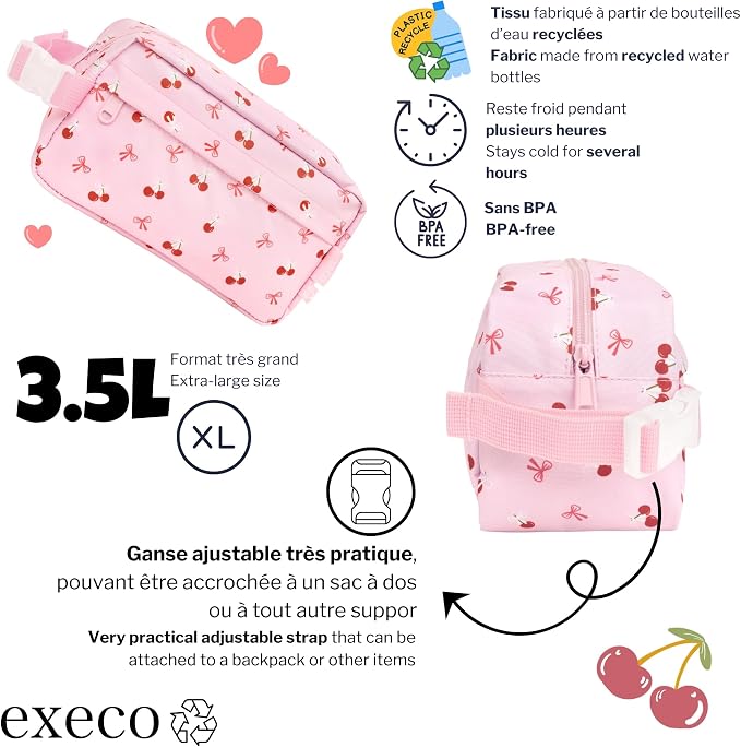 Sac à collation congelable - Cerises