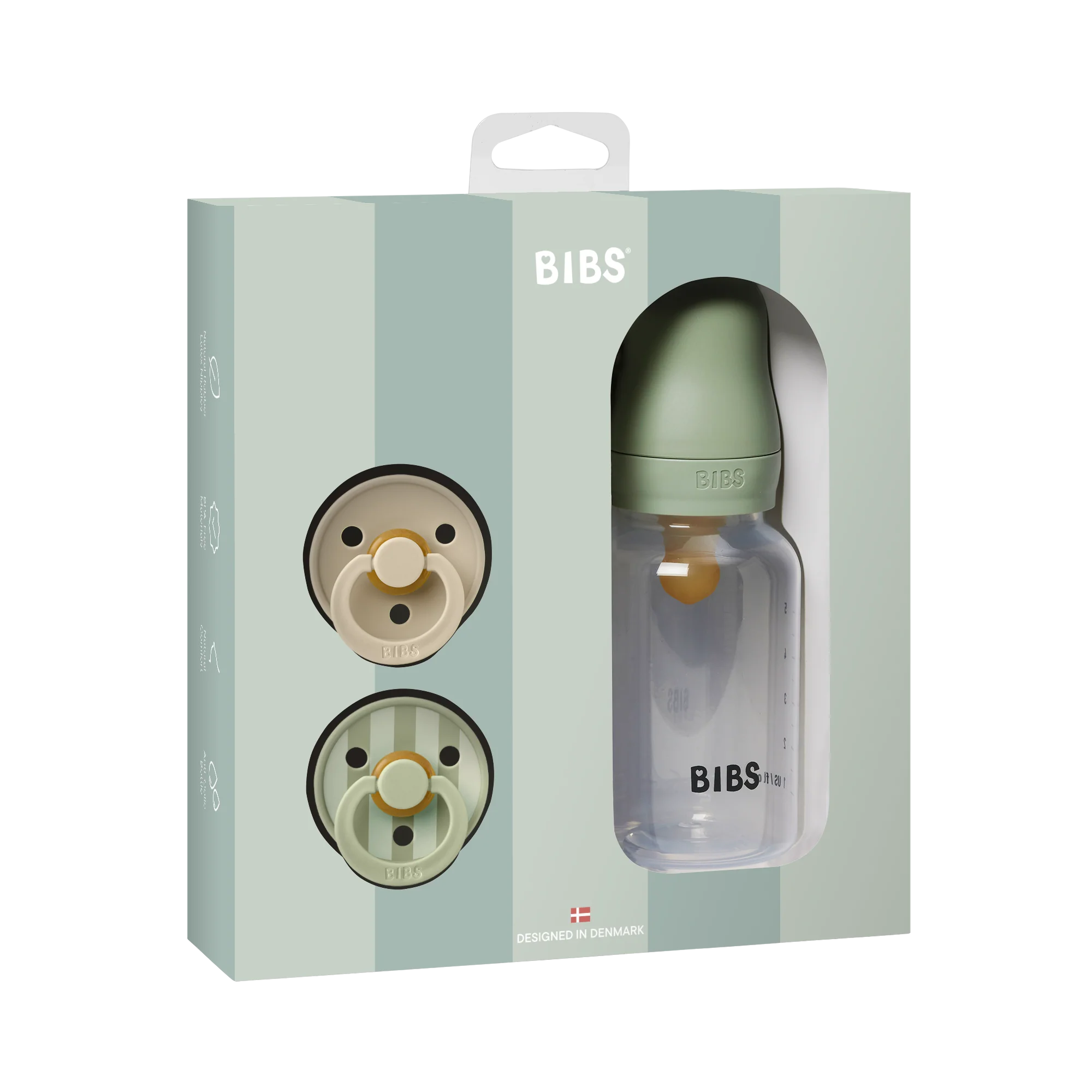 Coffret cadeau BIBS Baby Sprinkle Sage