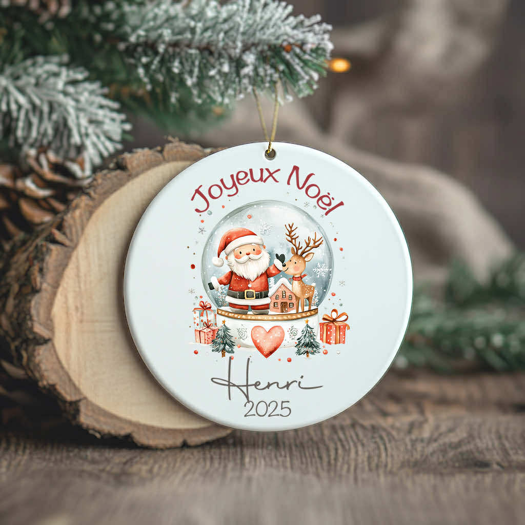 Ornement/Boule de Noël à personnaliser