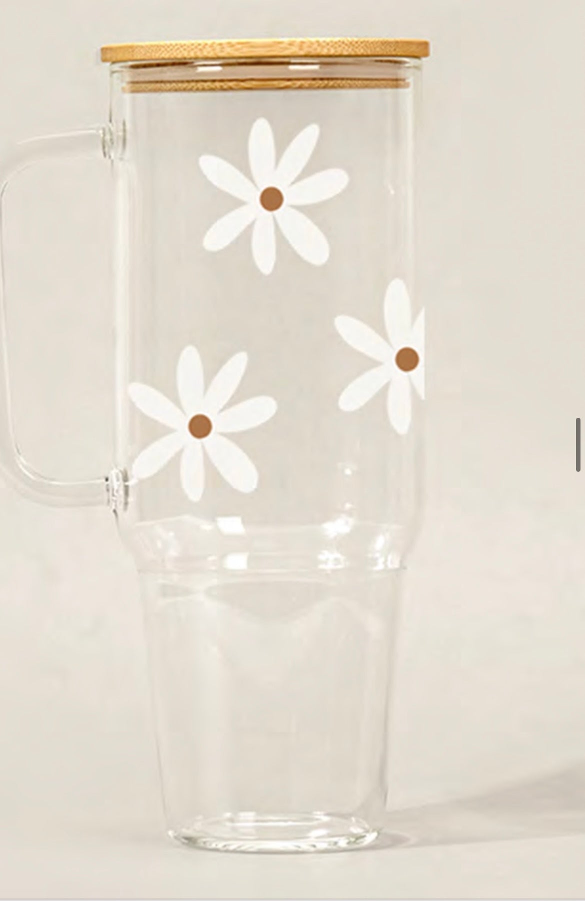 Gobelet en verre 40 onces - Fleurs d'automne