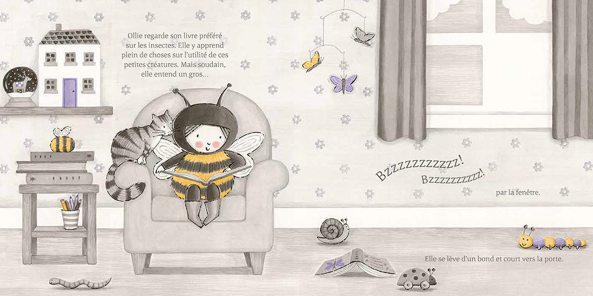 Livre - La petite abeille jardinière